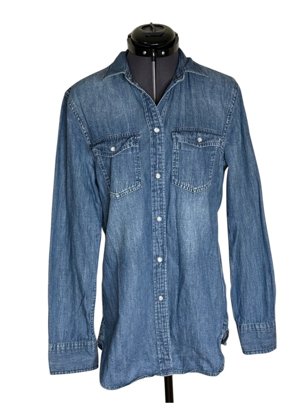 J. Crew 100% Cotton Slim-fit Chambray Shirt